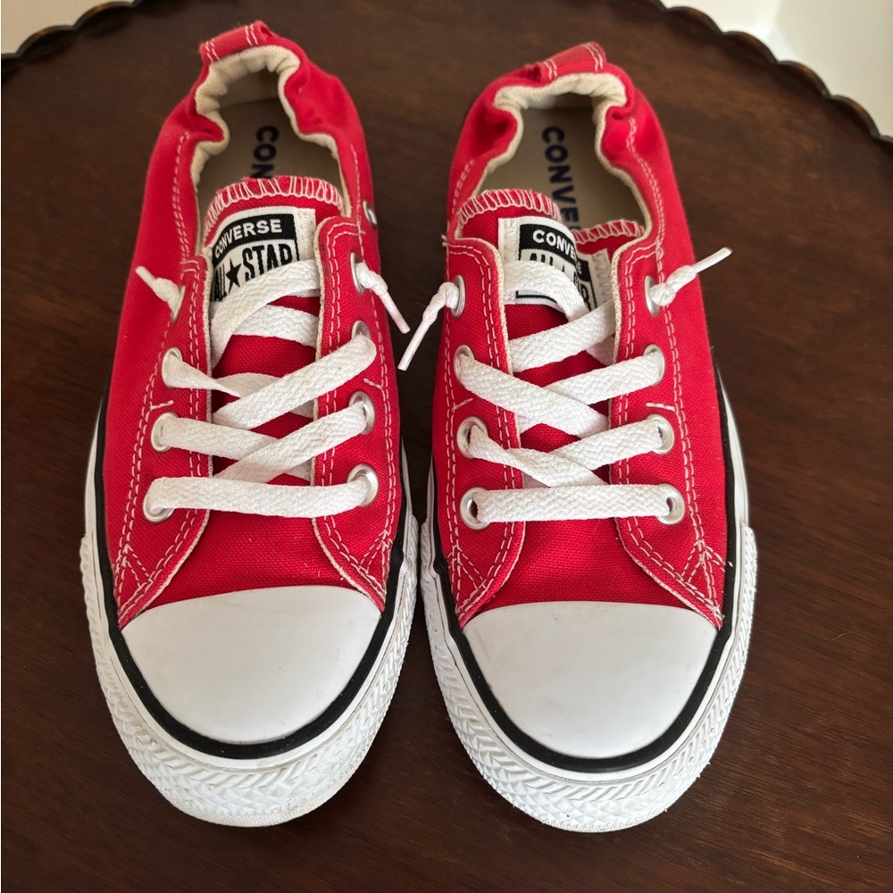 Converse Red Athletic Shoes